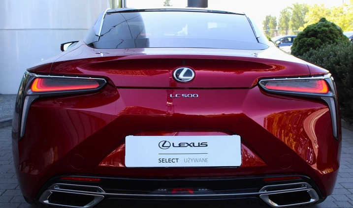 Lexus LC cena 539000 przebieg: 9900, rok produkcji 2020 z Koronowo małe 497